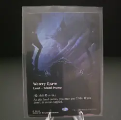 Magic The Gathering Watery Grave (Borderless) Edge of Eternities Foil - Image 1