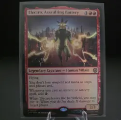 Magic The Gathering Electro, Assaulting Battery Marvel's Spider-Man Foil - Image 1