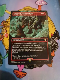 MTG Gimli's Reckless Might (Borderless) [The Lord of the Rings: Tales of Middle- - Image 2