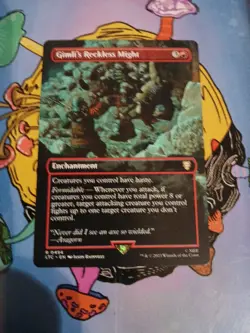 MTG Gimli's Reckless Might (Borderless) [The Lord of the Rings: Tales of Middle- - Image 3