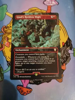 MTG Gimli's Reckless Might (Borderless) [The Lord of the Rings: Tales of Middle- - Image 4