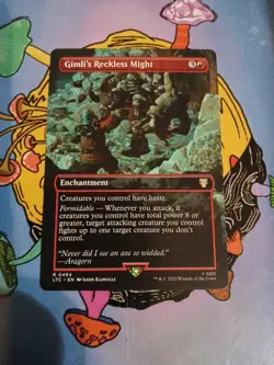 MTG Gimli's Reckless Might (Borderless) [The Lord of the Rings: Tales of Middle- - Image 5