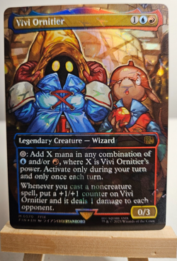 MTG - Vivi Ornitier - Borderless Chocobo Track Foil - Final Fantasy Pack Fresh - Image 1