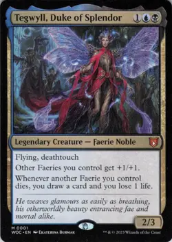 MTG Tegwyll, Duke of Splendor (1) | NM | Wilds of Eldraine {WOC} - Image 1