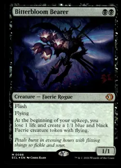 Bitterbloom Bearer Lorwyn Eclipsed Foil #0088 ECL NM MTG Magic - Image 1