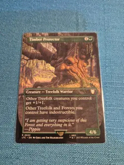 MTG LOTR Timber Protector HILDEBRANDT ART #533 Lord of Rings Magic Gathering - Image 1
