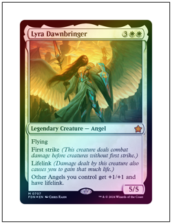 1x Lyra Dawnbringer, Foil, Magic the Gathering MTG NM - Image 1