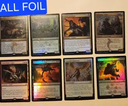 Mtg Mythic / Rare Lot Of 27 Many Foils And 4 Foil Lands - Image 1