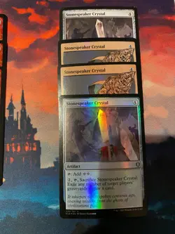MTG Battle For Baldurs Gate Stonespeaker Crystal x 4 - Image 1