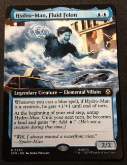 Hydro-Man, Fluid Felon - Extended Art - SPM - MTG - EN - NM - 0250 - Image 1
