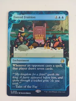 Magic The Gathering Forced Fruition Extended Art Borderless 0018 WOT NM MTG - Image 1