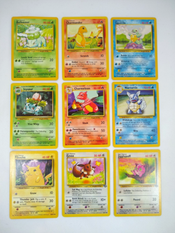 Pokemon Base Set Starters + Evolutions + Pikachu + Eevee+Jigglypuff- Exact Cards - Image 1
