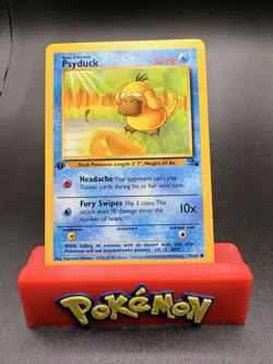 1st Edition Psyduck 53/62 - Fossil - Common - Pokemon - NM - Image 1