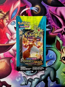 Pokemon DARKNESS ABLAZE & SUN & MOON Blister Pack + TYRANITAR PIN FACTORY SEALED - Image 1