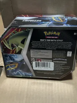 Pokemon TCG V Strikers Tin SEALED Tyranitar 820650809552 - Image 2