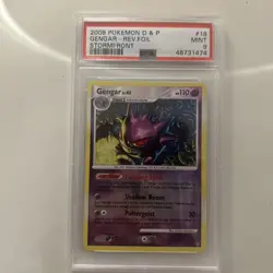 2008 Pokemon Gengar 18 /100 Stormfront PSA 9 GRADED - Image 1