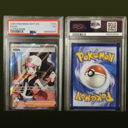2025 POKEMON WHT EN-WHITE FLARE #164 HILDA ULTRA RARE PSA 7 - Image 3