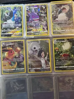 Pokemon TCG 6 Full Art Cards Passimian Gengar Snorlax Flareon Castform Roserade - Image 1