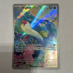 Pokemon Wiglett Illustration Rare Full Art Holo SV01 Base Set Card 206/198 - Image 1