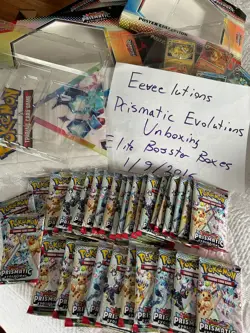 Pokemon Eeveelutions Bundle, 1 Day Only, 4 Booster Packs +Promo, Prismatic Lot 5 - Image 5