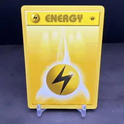Pokemon 1st Edition Base Set Shadowless Electric Energy 100/102 NS1 - Image 1