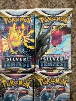 Pokemon Booster Pack Lot - Lost Origin Silver Tempest 6 Packs - Image 5