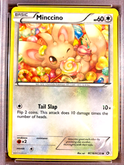 Minccino Holo #RC18 - PSA NM-MT 8 - Legendary Treasures Radiant Coll. - Pokemon - Image 2