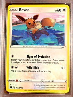 Eevee Regular Common #052 - PSA MINT 9 - 2021 SWSH Shining Fates - Pokemon TCG - Image 2