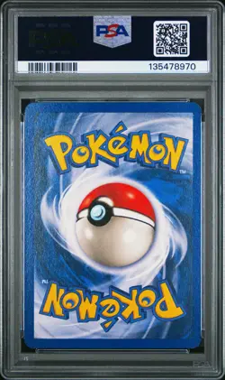 1999 POKEMON BASE SET UNLIMITED YELLOW CHEEKS #58 PIKACHU PSA 8 - Image 2