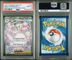 Pokemon TCG Mega Gardevoir EX Mega Evolution Sir 178/132 PSA 8 - Image 3