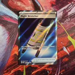 Night Stretcher 173/132 Me01: Mega Evolution Pokemon Holo Near Mint Pack Fresh - Image 1