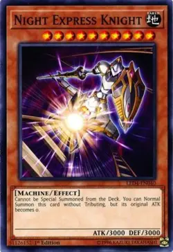 Night Express Knight - LED4-EN040 - Common - 1st Edition - Lightly Played - Image 1