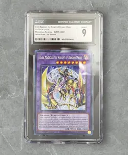 CGC 9 - Yugioh! Dark Magician the Knight of Dragon Magic - BLMR-EN001 - 1st Ed. - Image 1