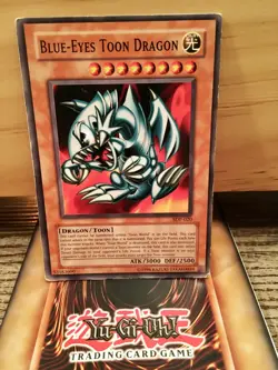 YUGIOH Blue-Eyes Toon Dragon - SDP-020 - Unlimited COMMON 2003 Lightly Played LP - Image 1