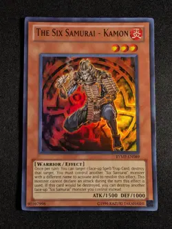 Yugioh - The Six Samurai - Kamon RYMP-EN089 Unlimited Edition Ultra Rare LP - Image 1