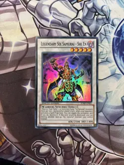 Yu-Gi-Oh! TCG Legendary Six Samurai - Shi En RYMP-ENSE1 Super Rare VLP (WNU) - Image 1
