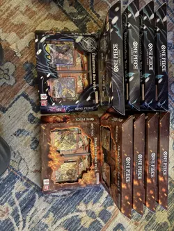 5 boxes One Piece of Illustration Box vol.5 & 5 boxes of vol.6 Sealed Boxes lot - Image 1