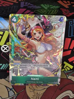 IN HAND! English One Piece CCG Nami Alt Art OP14-031 The Azure Sea's Seven NM - Image 1