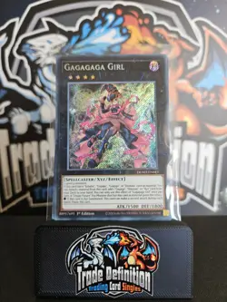 DUAD-EN043 Gagagaga Girl : Secret Rare Card : 1st Edition NM : YuGiOh TCG - Image 1