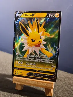 Jolteon V SWSH151 Sword & Shield Ultra Rare Holo Promo Pokemon Card * New * - Image 2