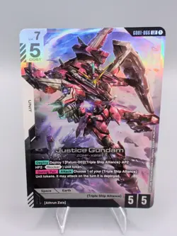 Justice Gundam Foil - GD01-066 NM - Gundam TCG Card Game - Image 1