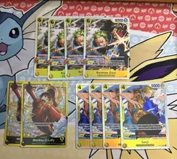 St-29 Zoro And Sanji Player With 2 Luffy Leaders. One Piece Card Game - Image 1