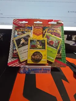 Pokemon 3-card 2-Pack Blister Darkness Ablaze Battle Styles Snorlax *180* - Image 1