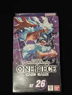 X6 One Piece Card Game Monkey D Luffy Starter Deck ST26 Bandai English - Image 1