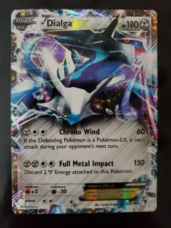Dialga EX 62/119 Holo Ultra Rare Pokemon TCG Card XY Phantom Forces Near Mint NM - Image 1