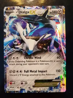 Dialga EX 62/119 Holo Ultra Rare Pokemon TCG Card XY Phantom Forces Near Mint NM - Image 2