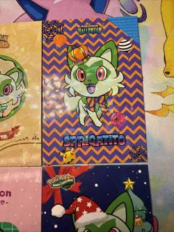 6 Sprigatito Cracked Ice Holos Different Non-TCG Sets Card Database Pokemon - Image 4