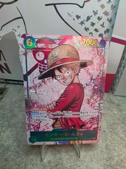 ONE PIECE Card Monkey D Luffy SEC OP13-118 Carrying on His Will JP - Image 1