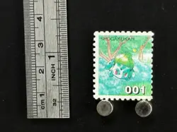 Bulbasaur Pokemon Stamp Card Japanese Shogakukan Nintendo Game Anime TCG F - Image 2