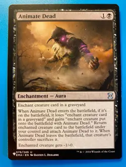 MTG 1x Animate Dead 78 The List - Eternal Masters Magic the Gathering Card x1 NM - Image 1